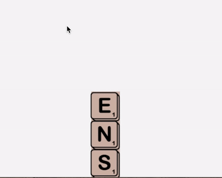 WordDrop in Action WordDrop Game